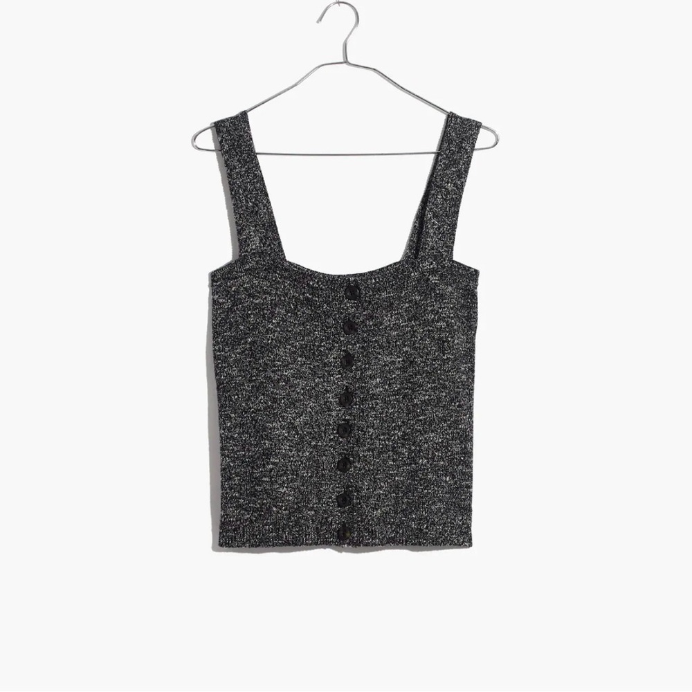 Madewell Women's Black Knit Top